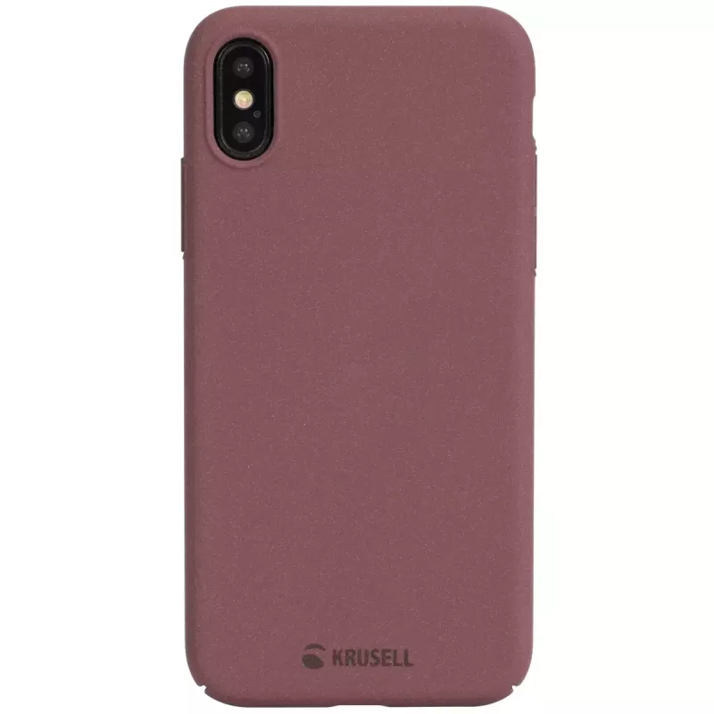 Funda cartera Krusell Sandby iPhone X/XS burdeos
