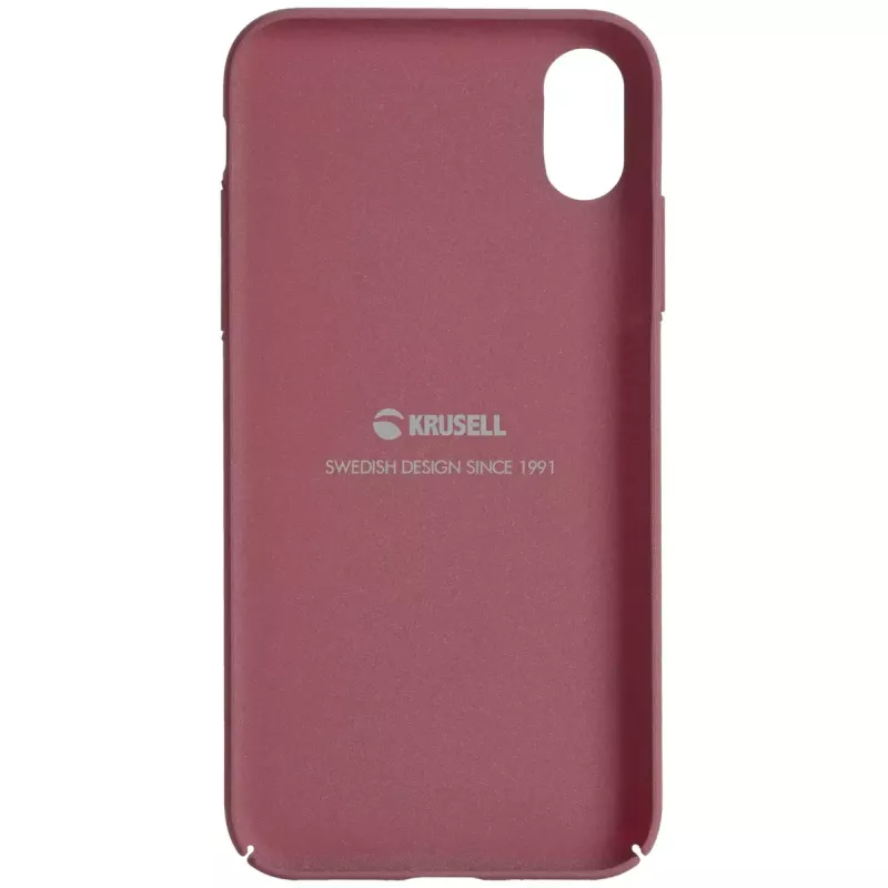 Funda cartera Krusell Sandby iPhone X/XS burdeos