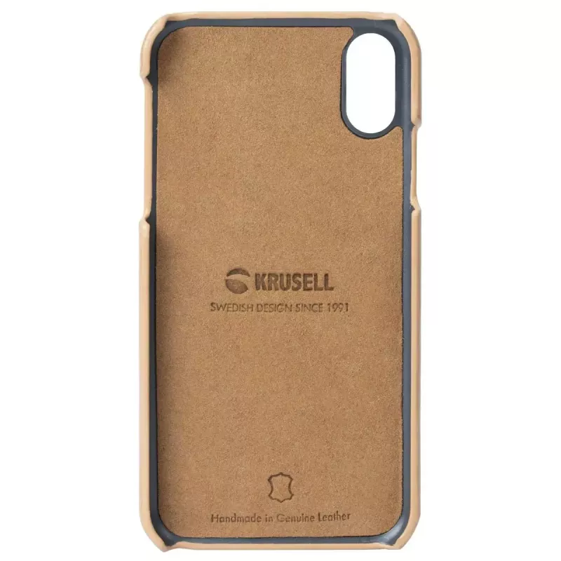 Funda Krusell Sunne iPhone XS Max 16,5 cm beige