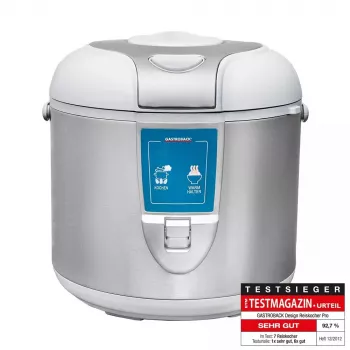 Olla arrocera Gastroback Design Pro 5L 700W plata blanco
