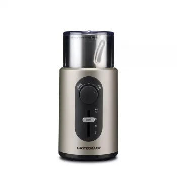 Molino de café Gastroback Design Basic 200 W, negro metalizado