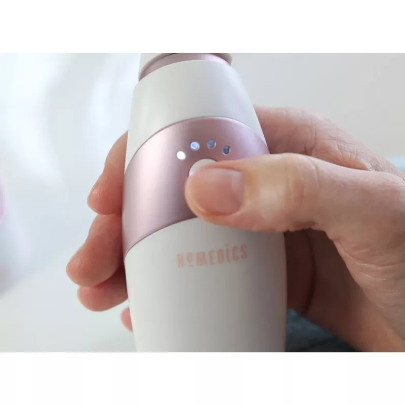 HoMedics Radiance aparato de cuidado de la piel aspiración cutánea microdermoabrasión oro rosa, blanco