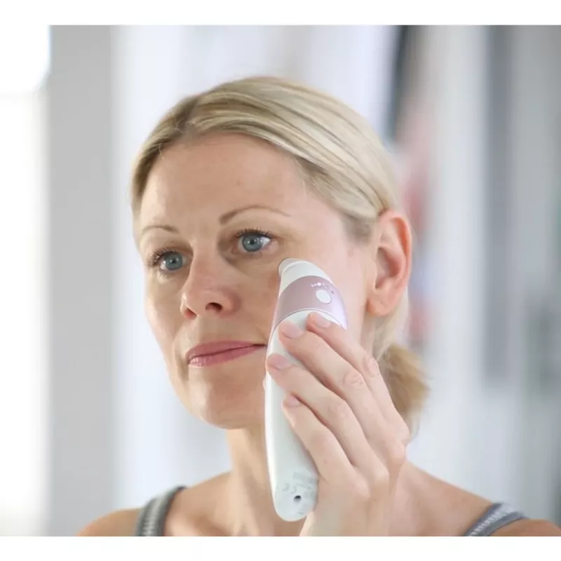 HoMedics Radiance aparato de cuidado de la piel aspiración cutánea microdermoabrasión oro rosa, blanco