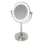Espejo de maquillaje HoMedics MIR-8150-EU de pie redondo acero inoxidable