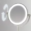 Espejo de maquillaje HoMedics MIR-8150-EU de pie redondo acero inoxidable
