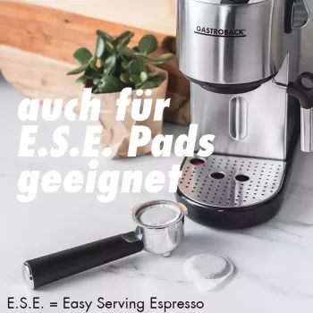 Cafetera expreso Gastroback Design Espresso Piccolo 1,4 L Manual