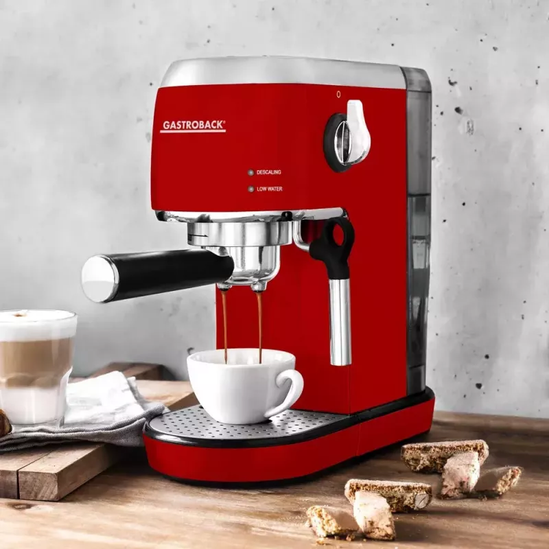 Cafetera expreso Gastroback Design Espresso Piccolo 1,5 L 1400 W Rojo