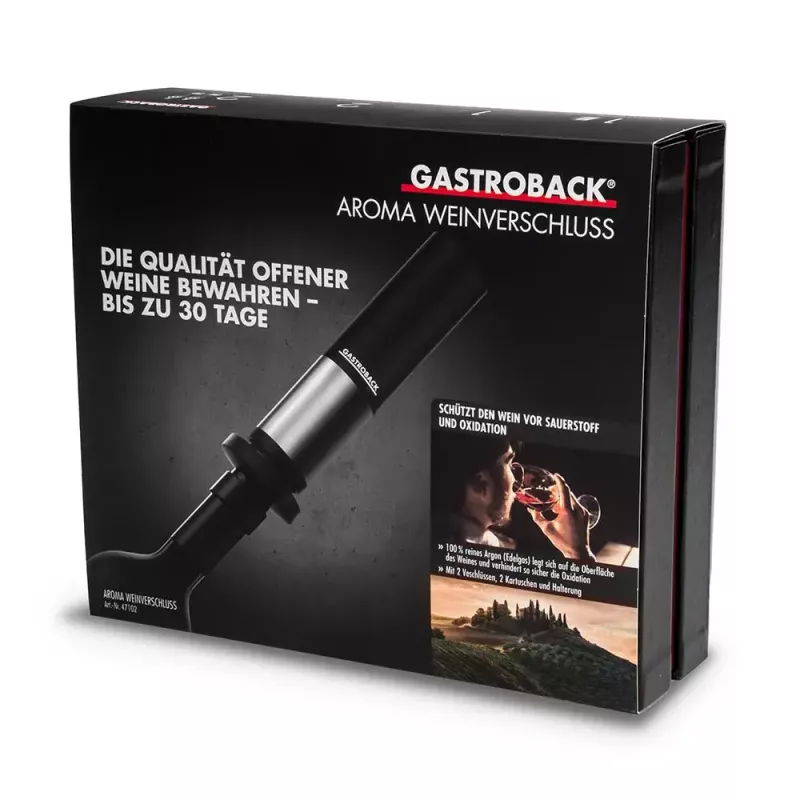 Gastroback 47102 Aroma Wine Preserver dispositivo para conservar vino abierto
