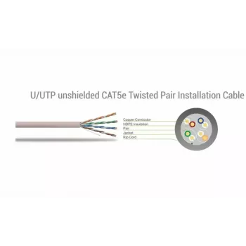Cable de red SBOX UTP-305 CAT5E RJ45 305 m azul