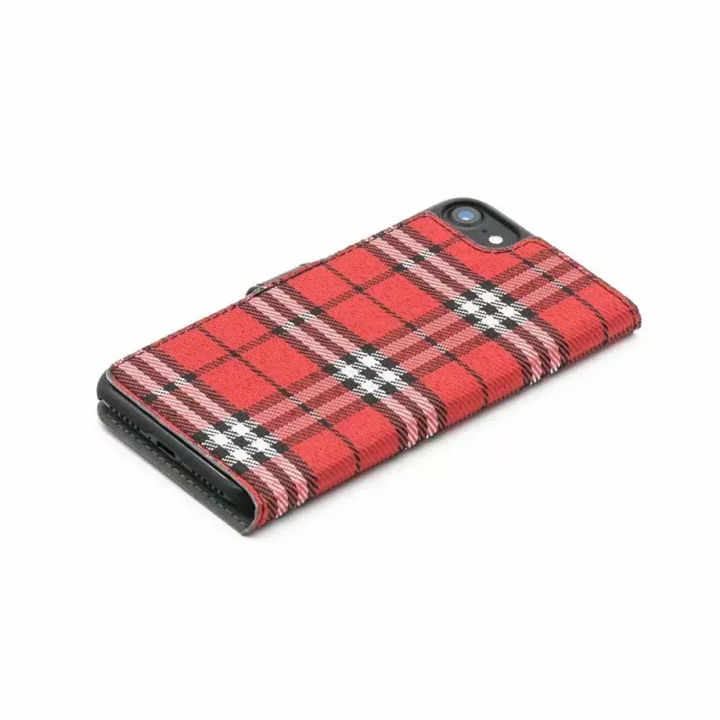 Funda tipo libro Tellur TLL184031 para iPhone 7 negra roja