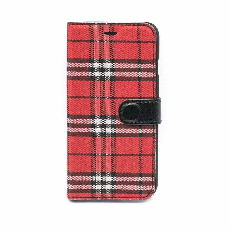 Funda tipo libro Tellur TLL184031 para iPhone 7 negra roja