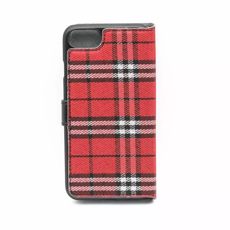 Funda tipo libro Tellur TLL184031 para iPhone 7 negra roja