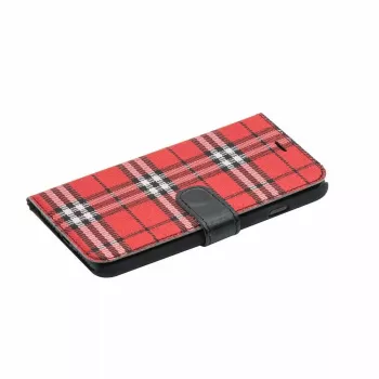 Funda tipo libro Tellur TLL184031 para iPhone 7 negra roja