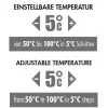 Hervidor eléctrico Gastroback 1,7 L 3000 W negro acero inoxidable