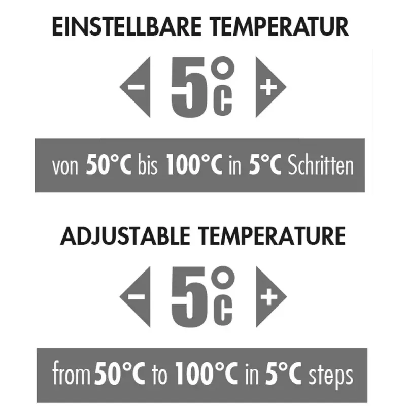 Hervidor eléctrico Gastroback 1,7 L 3000 W negro acero inoxidable