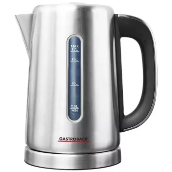 Hervidor eléctrico Gastroback 1,7 L 3000 W negro acero inoxidable