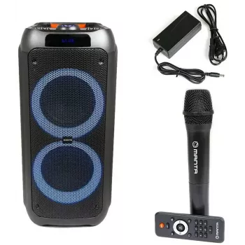 Altavoz Bluetooth portátil MANTA SPK5310 PRO 20W – inalámbrico, recargable, compatible con TWS