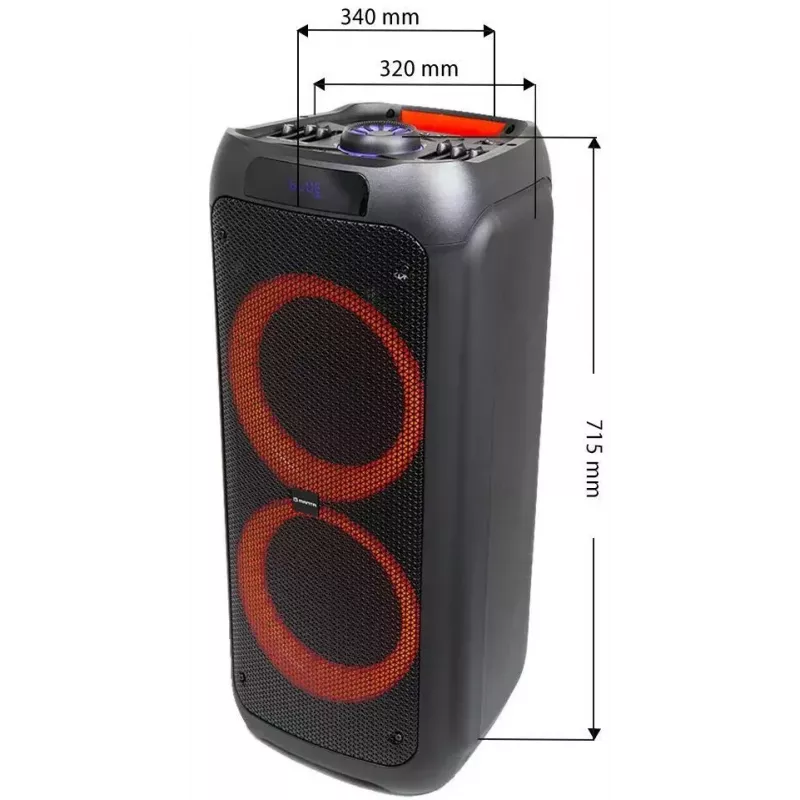 Altavoz Bluetooth portátil MANTA SPK5310 PRO 20W – inalámbrico, recargable, compatible con TWS