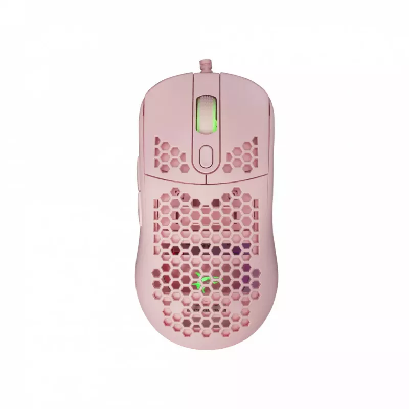 Ratón White Shark Galahad rosa USB Type-A