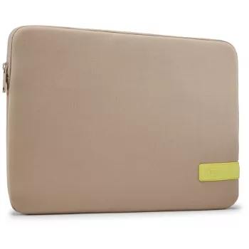 Funda sleeve Case Logic Reflect REFPC-114 Plaza Taupe/Sun-Lime 35,6 cm (14