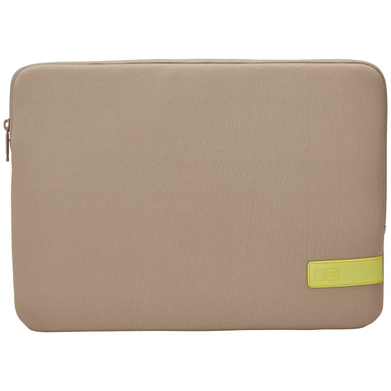 Funda sleeve Case Logic Reflect REFPC-114 Plaza Taupe/Sun-Lime 35,6 cm (14