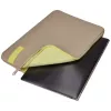 Funda sleeve Case Logic Reflect REFPC-114 Plaza Taupe/Sun-Lime 35,6 cm (14