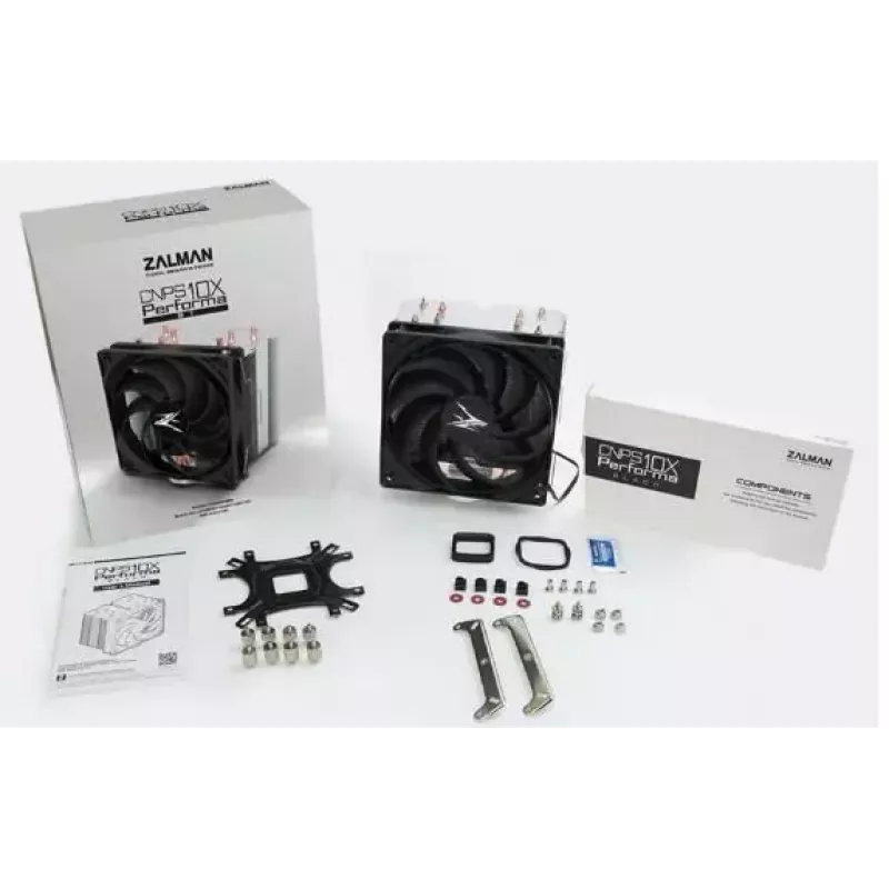 Disipador de CPU ZALMAN CNPS10X PERFORMA ST con ventilador de 120 mm y 4 heatpipes
