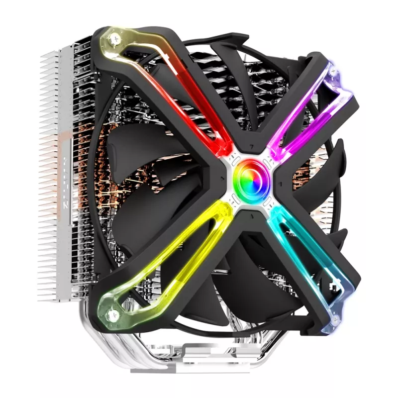 Sistema de refrigeración Zalman CNPS17X disipador de CPU 14 cm negro, gris