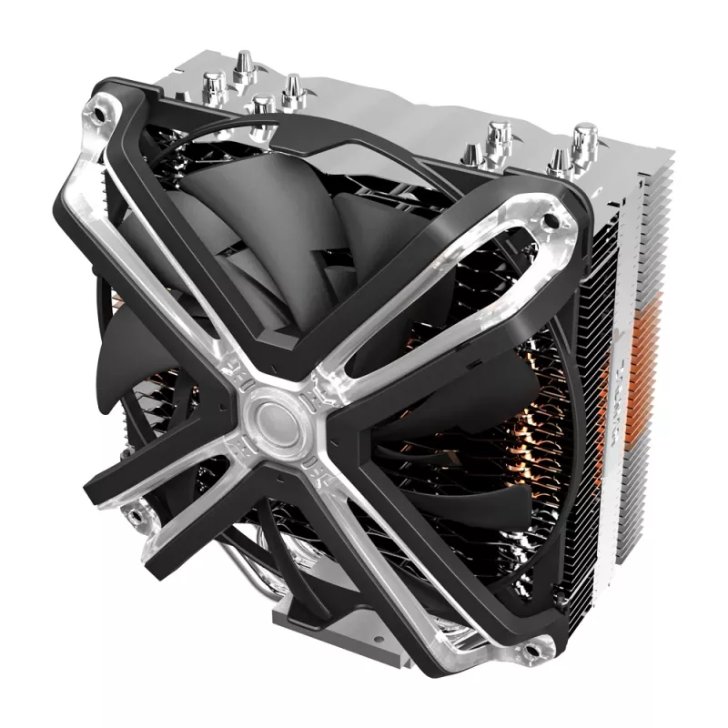 Sistema de refrigeración Zalman CNPS17X disipador de CPU 14 cm negro, gris
