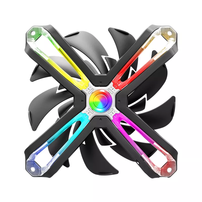 Sistema de refrigeración Zalman ZM-SF140 ventilador para caja de PC 14 cm negro 1 ud.