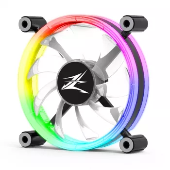 Sistema de refrigeración Zalman ZM-LF120 ventilador para caja de PC 12 cm negro, blanco