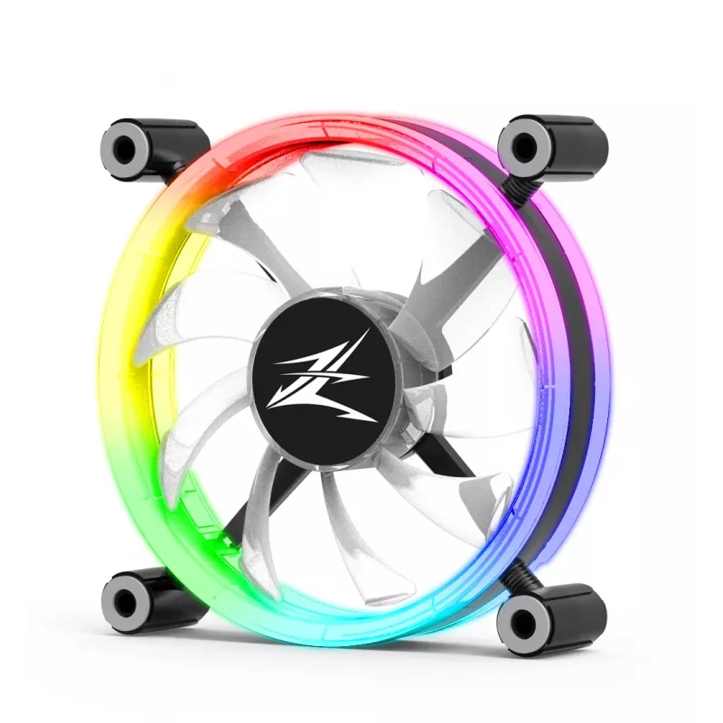 Sistema de refrigeración Zalman ZM-LF120 ventilador para caja de PC 12 cm negro, blanco
