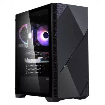Caja de PC Zalman Z3 Iceberg negro midi-torre