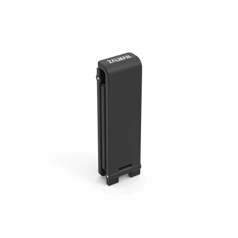 Soporte para auriculares Zalman ZM-FH10 BK aluminio goma acero negro