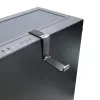 Soporte para auriculares Zalman ZM-FH10 BK aluminio goma acero negro