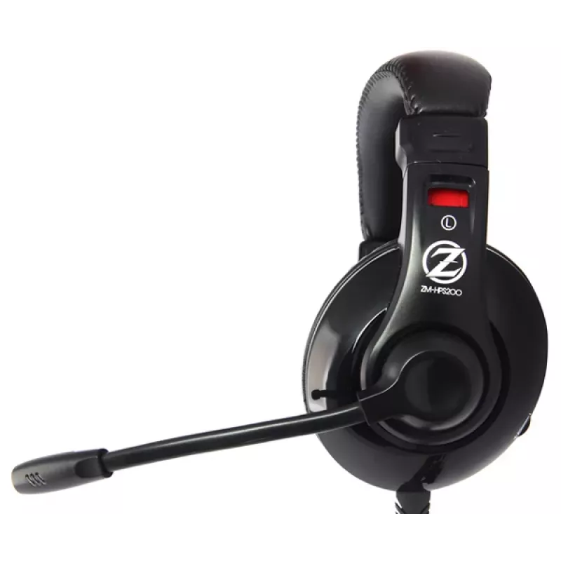 Auriculares Zalman ZM-HPS200 con cable diadema gaming negros