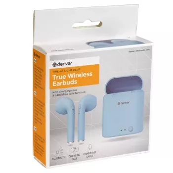 Auriculares Denver TWE-46LIGHTBLUE
