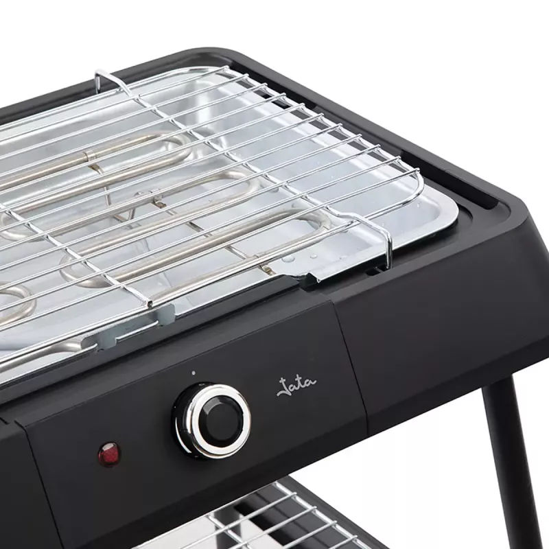 Barbacoa parrilla JATA JEBQ1001 eléctrica negra 2200 W