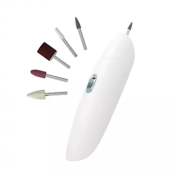 Set de manicura/pedicura eléctrico HoMedics 5 en 1 5 accesorios pilas plástico