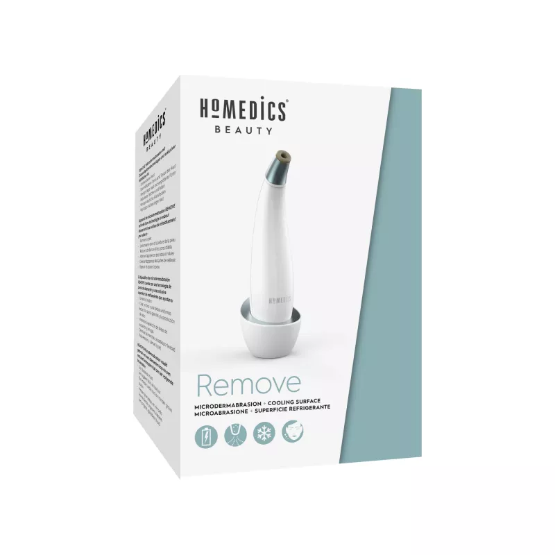 Aparato de cuidado de la piel HoMedics MD-1000-EU2 microdermoabrasión por vacío blanca