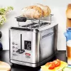 Tostadora Gastroback Design Digital 2S 2 rebanadas 950 W acero inoxidable