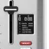 Tostadora Gastroback Design Digital 2S 2 rebanadas 950 W acero inoxidable