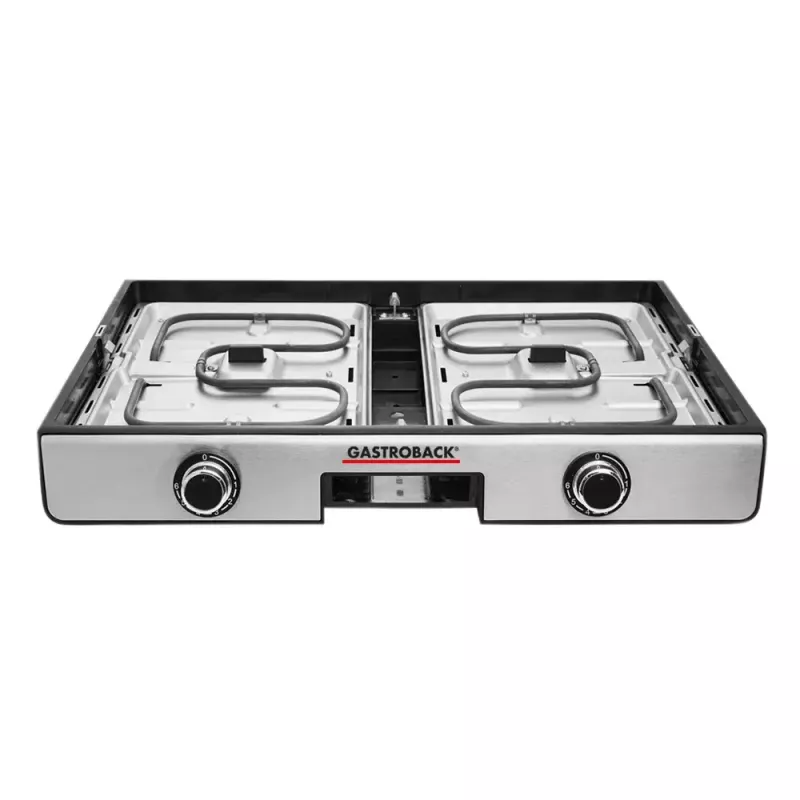 Parrilla de contacto Gastroback Design Plancha & BBQ 2000 W acero inoxidable