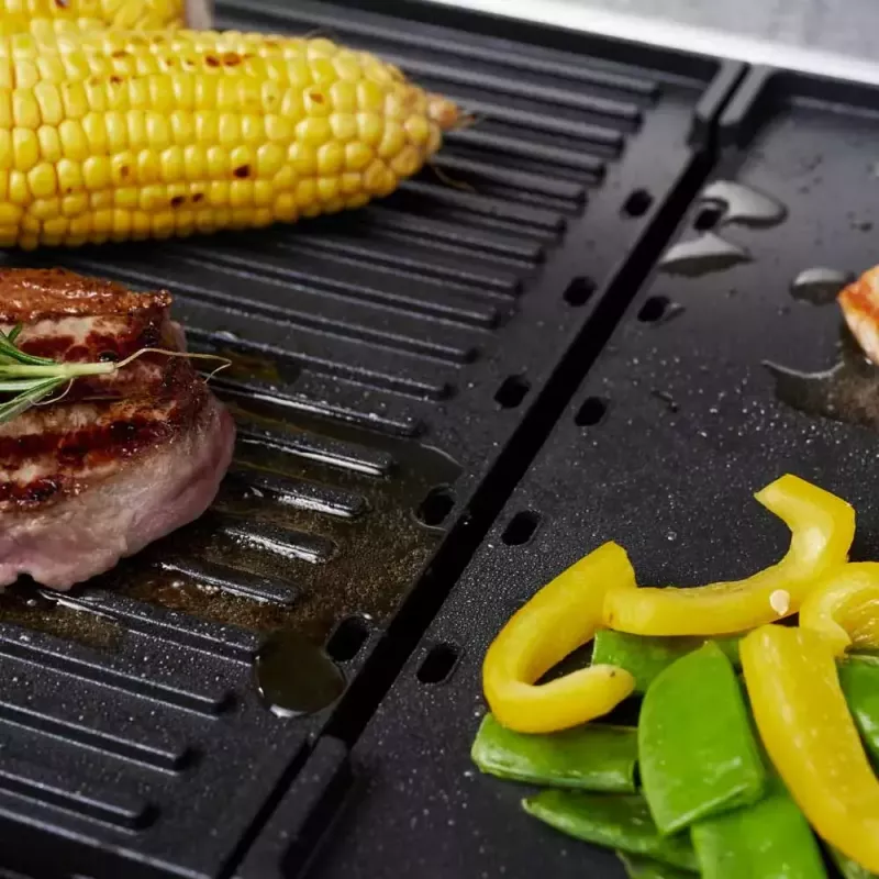 Parrilla de contacto Gastroback Design Plancha & BBQ 2000 W acero inoxidable