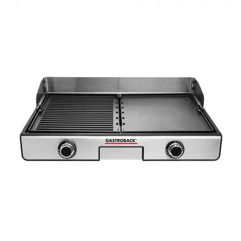 Parrilla de contacto Gastroback Design Plancha & BBQ 2000 W acero inoxidable