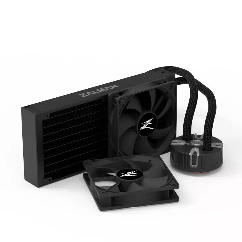 Zalman Reserator5 Z24 refrigeración líquida todo en uno para CPU, 2 ventiladores PWM de 120 mm, LGA1700/AM4, negra