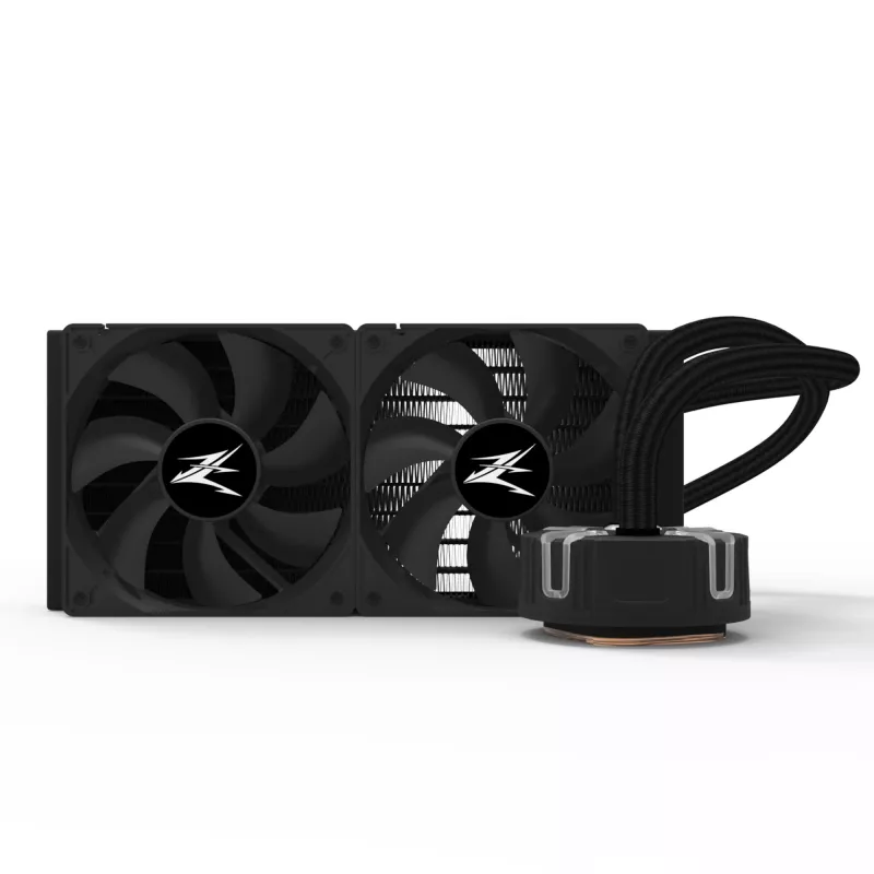 Zalman Reserator5 Z24 refrigeración líquida todo en uno para CPU, 2 ventiladores PWM de 120 mm, LGA1700/AM4, negra
