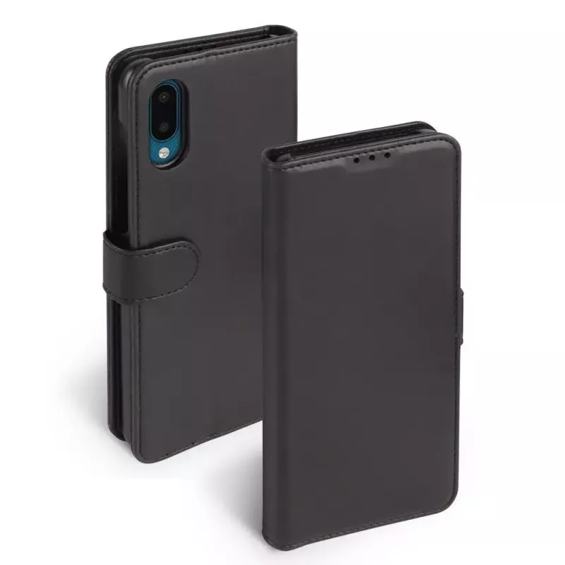 Funda cartera Krusell Galaxy A02 16,5 cm negro 3 compartimentos para tarjetas