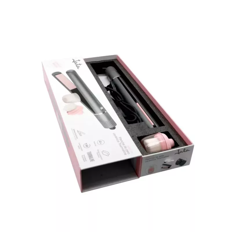 Plancha de pelo JATA JBSE2101 Warm Silver 200°C 40W 1,9m