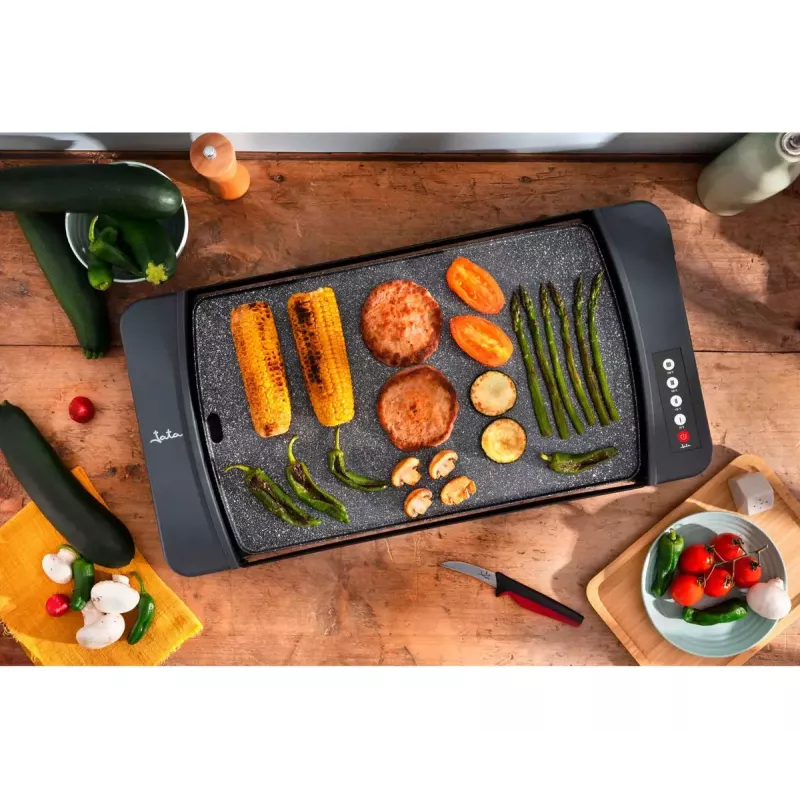 Parrilla de contacto JATA JEGR2851 2600W Negra 460x280mm